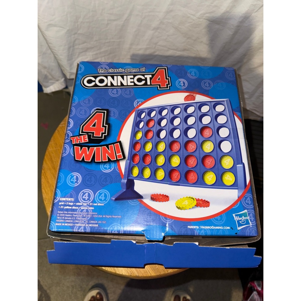 Hasbro Gaming Connect 4 Classic Strategy Board Game A5640 2 Players Ages 6+